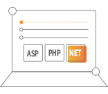 支持ASP、PHP、.Net等多種語言開發(fā)